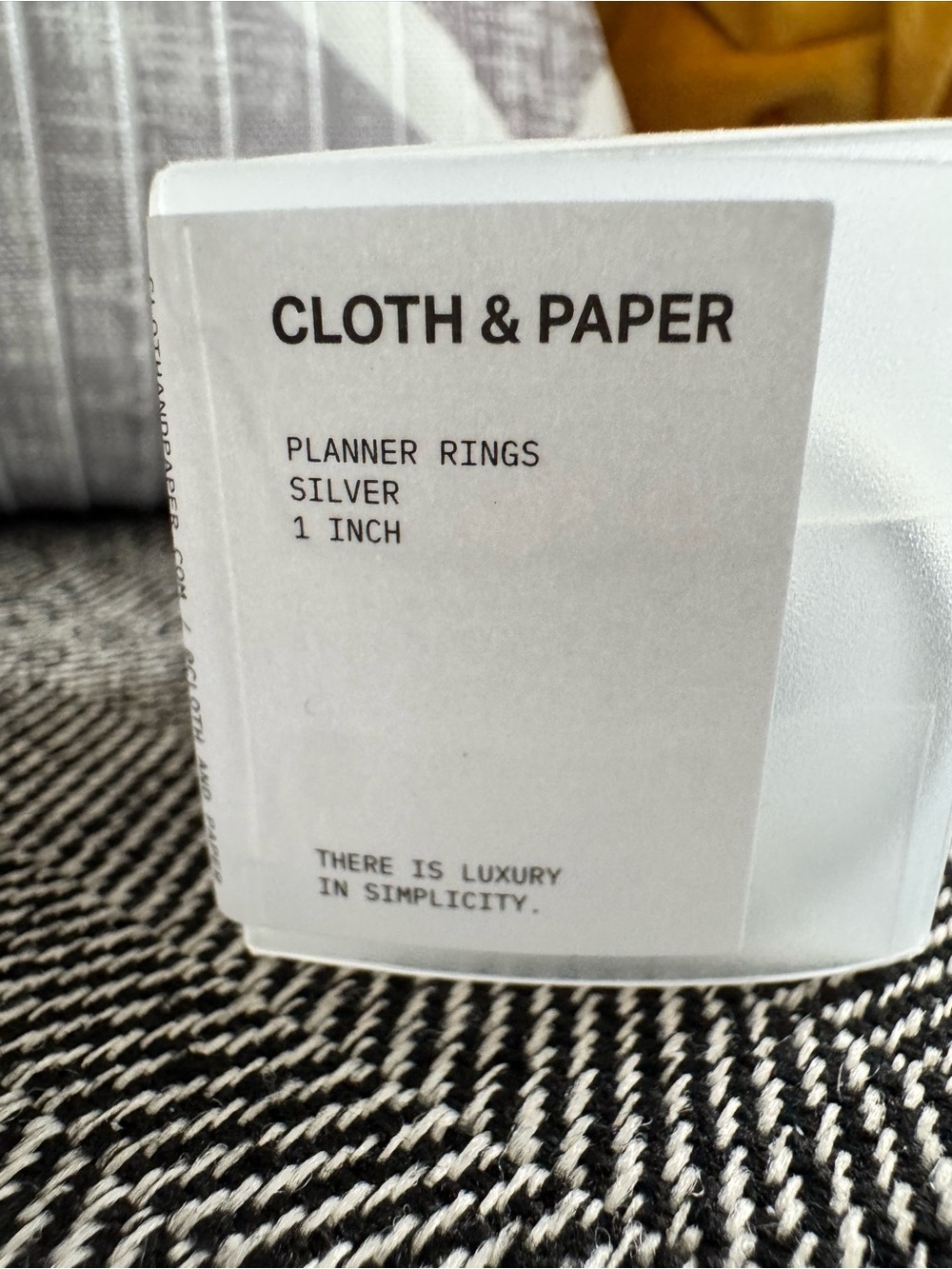 Cloth & Paper Silver 1" Planner Rings - 3-Pack - Picture 5 of 6